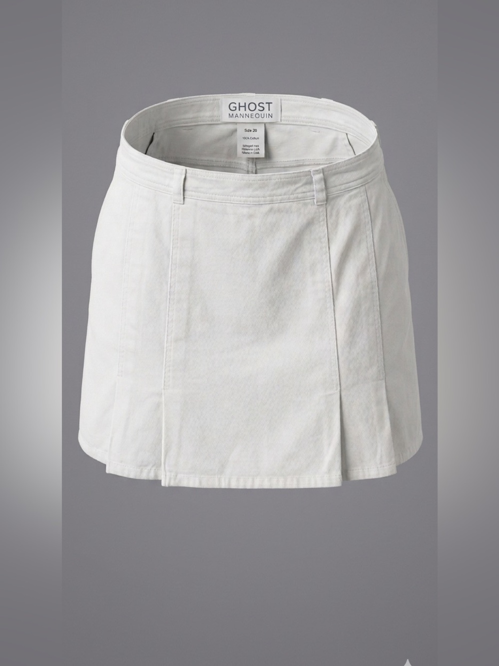 Sonoma White Pleated Skort | Classic Tennis Golf Skirt Shorts | Size 10